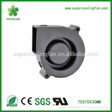 75x75x30mm 12V/24V DC exhaust fan blower with CE,RoHS,UL certificate